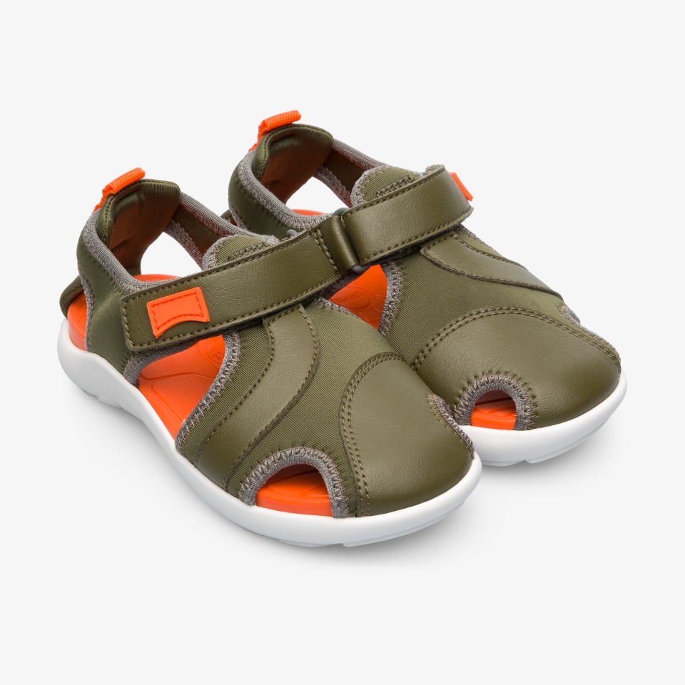 Sandalias Camper Wous Niño - Verde | Camper Online + 8951XLVOT